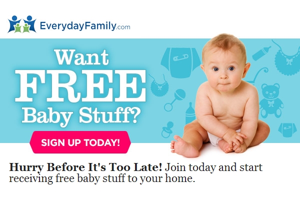 Get Free Baby Stuff Sent To Your Home!